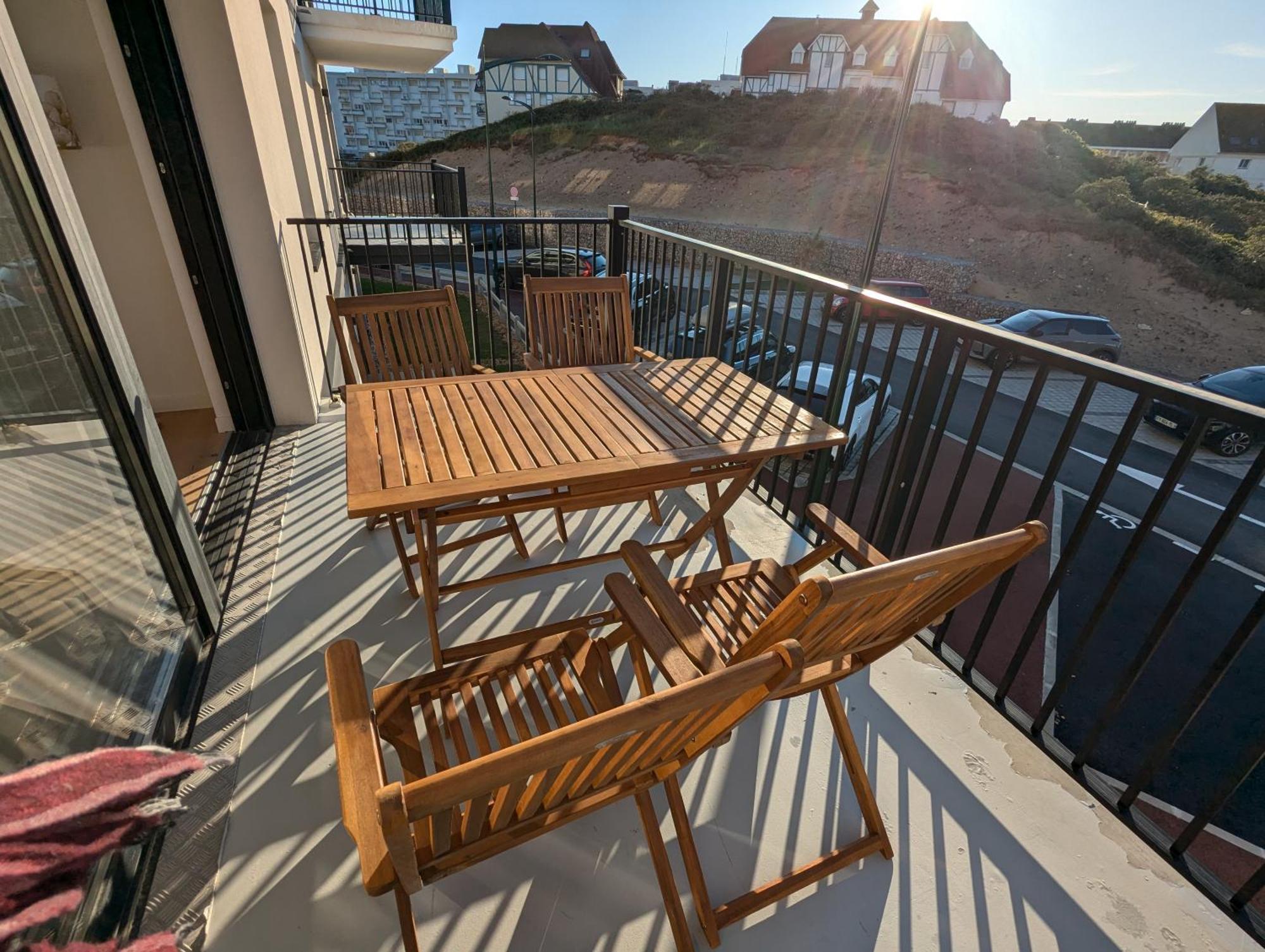 Evasion Plage - Appartement Lumineux Plein Centre Et 150M Plage Neufchâtel-Hardelot エクステリア 写真